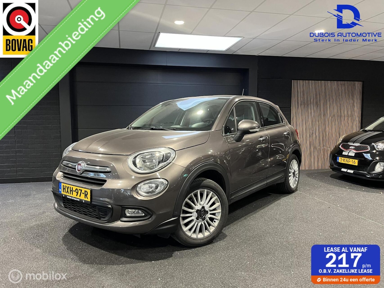 Fiat 500 X - 1.4 Turbo MultiAir Lounge|NAVI|CRUISE|TREKHAAK|BT - AutoWereld.nl