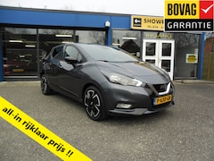 Nissan Micra - 1.0 IG-T 92PK N-DESIGN NAV AIRCO PDC BOSE LED RIJKLAARPRIJS