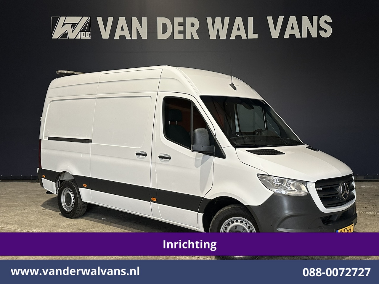 Mercedes-Benz Sprinter - 316 CDI 164pk 3500kg Trekhaak L2H2 Inrichting Euro6 Airco | Omvormer | Camera | Apple Carp - AutoWereld.nl