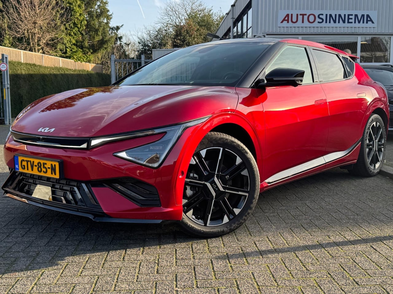 Kia EV6 - GT-Line 84 kWh|Afn. Trekhaak|Nieuw Model|Memory| - AutoWereld.nl