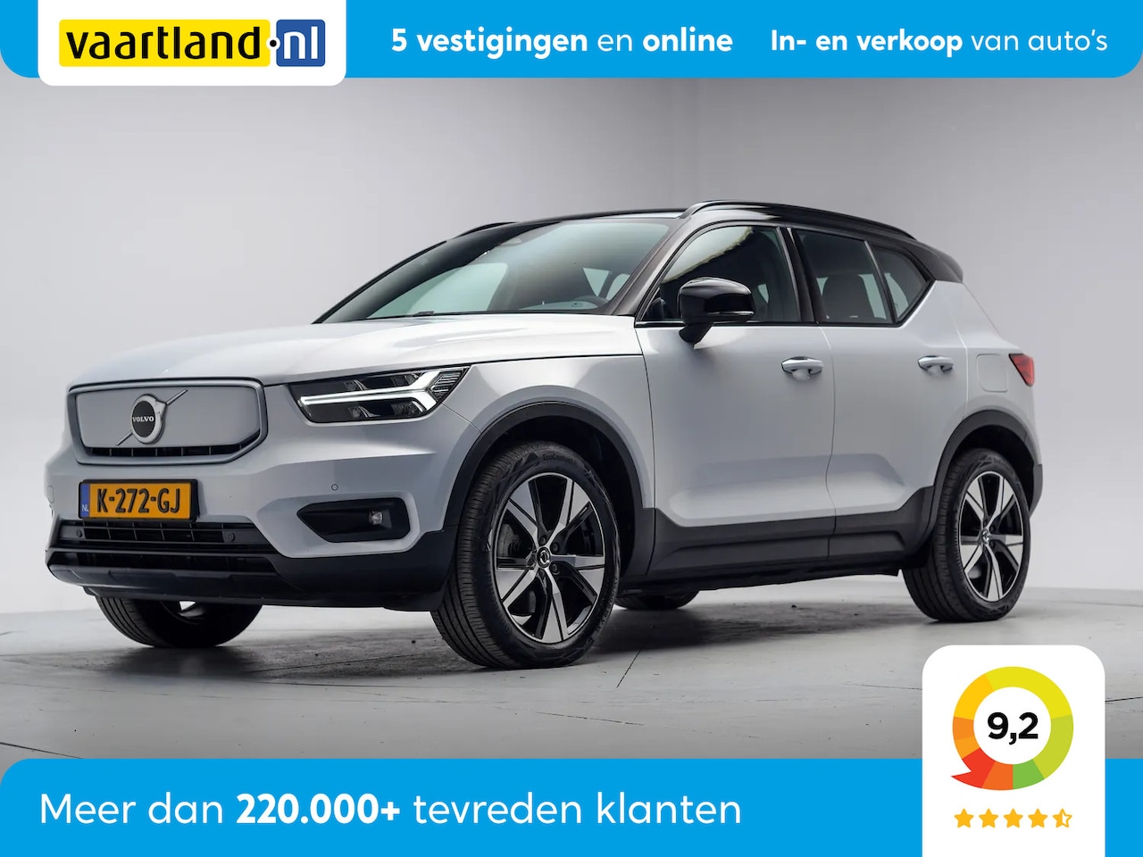 Volvo XC40 - P8 Recharge R-Design 3-Fase [ Navi Camera Stoelverwarming ] - AutoWereld.nl