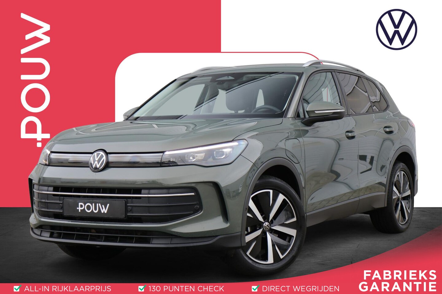 Volkswagen Tiguan - 1.5 204pk eHybrid Life Edition | SoH 97% | Trekhaak | Leer | Stoelverwarming / Koeling | A - AutoWereld.nl