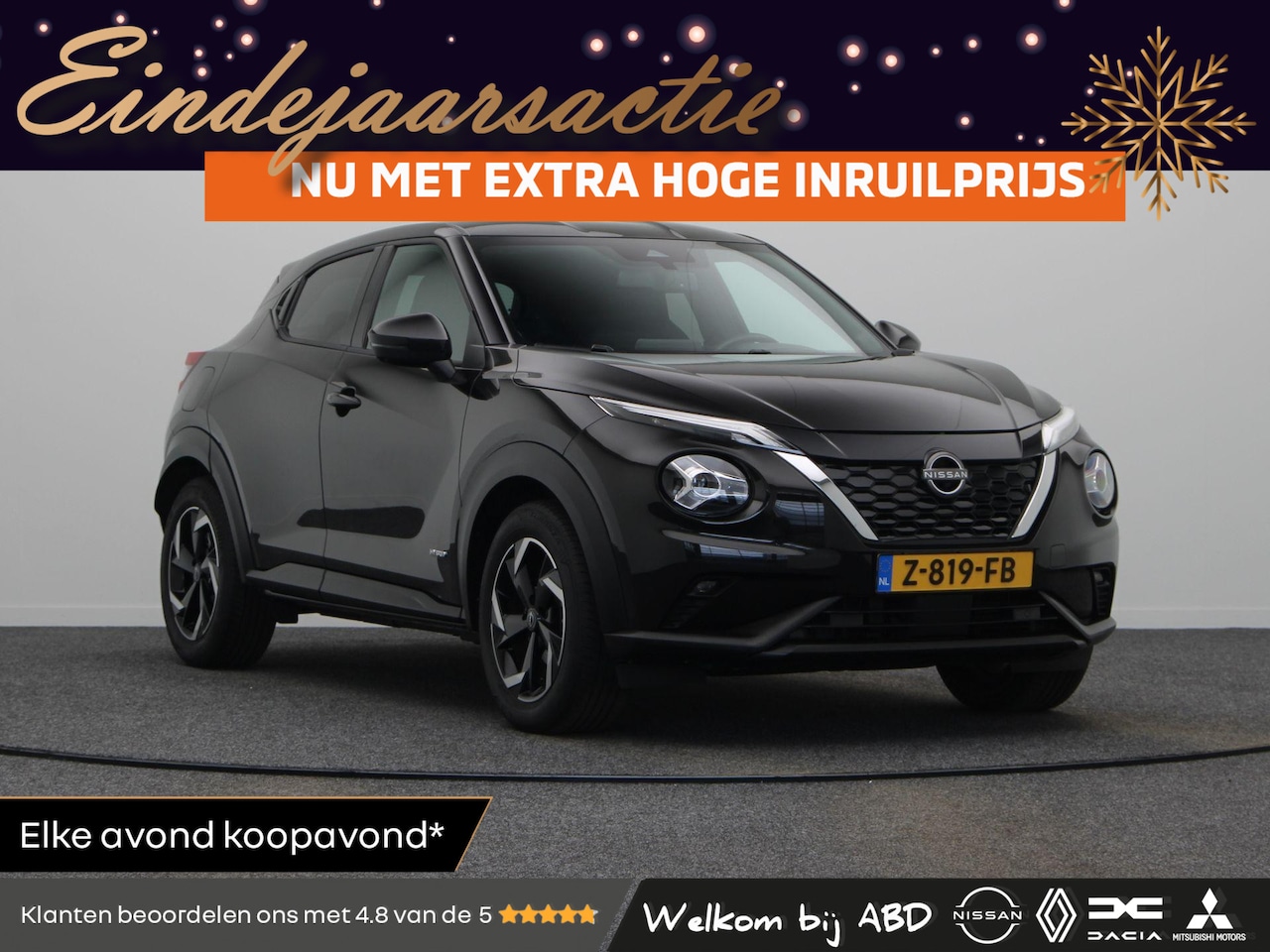 Nissan Juke - 1.6 Hybrid N-Connecta | Rondomzicht camera | Navigatie | Climate control | Apple carplay/a - AutoWereld.nl