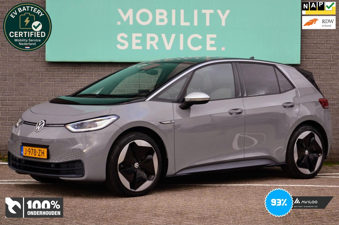 Volkswagen ID.3 - First Max 58 kWh SOH93% LMV PANO Navi Clima CarPlay AUT - AutoWereld.nl