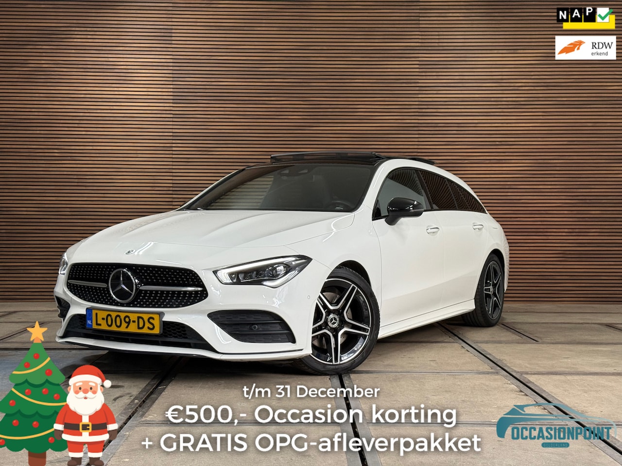 Mercedes-Benz CLA-klasse Shooting Brake - 200 Business Solution + AMG | Pano | Memory | Nightpakket | LED | Keyless | Premium Plus - AutoWereld.nl