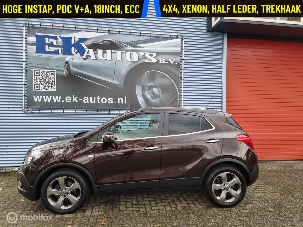 Opel Mokka - 1.4 T Cosmo 4x4. Leder, Xenon, ECC, Cruise, PDC - AutoWereld.nl