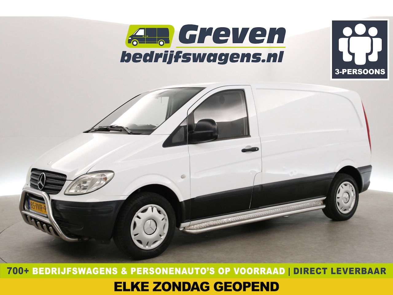 Mercedes-Benz Vito - 115 CDI Lang | 150PK | Trekh. | Bullbar | 3-Zits | Achterklep - AutoWereld.nl