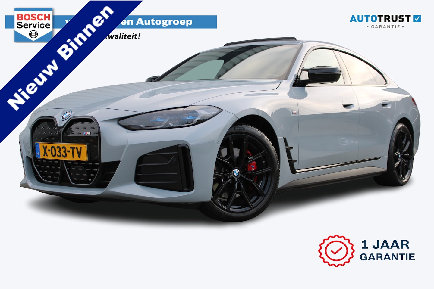 BMW i4 - M50 High Executive 84 kWh | Incl. 12 maanden garantie | Assisted driving | Climate control - AutoWereld.nl