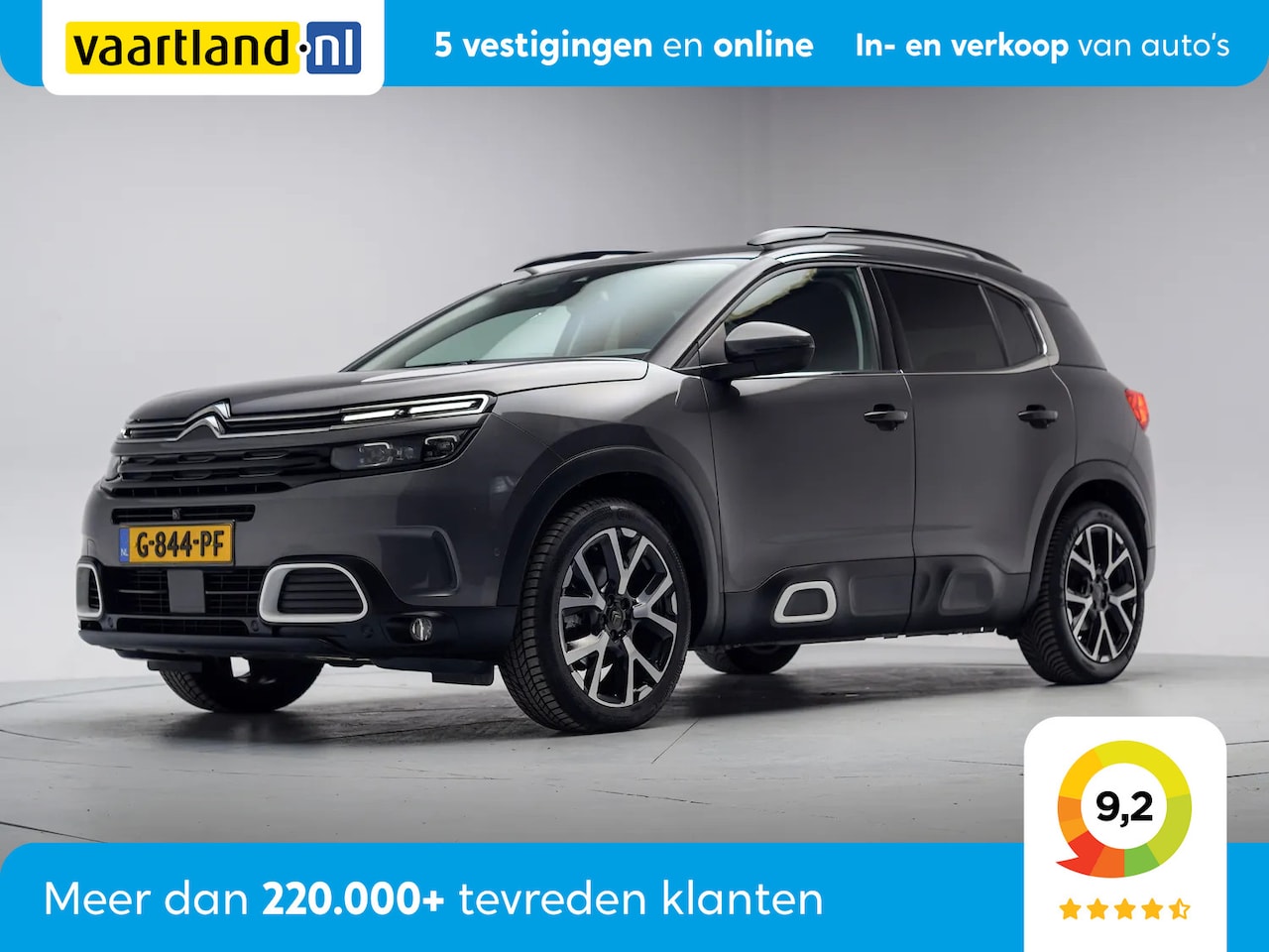 Citroën C5 Aircross - 1.6 PureTech 180pk Businesss Plus Aut. [ LED Navi Leder Trekhaak ] - AutoWereld.nl