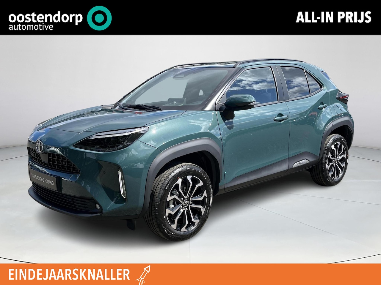 Toyota Yaris Cross - 1.5 Hybrid Dynamic | Forest green metallic | Comfort Pack | Nieuw uit voorraad leverbaar | - AutoWereld.nl