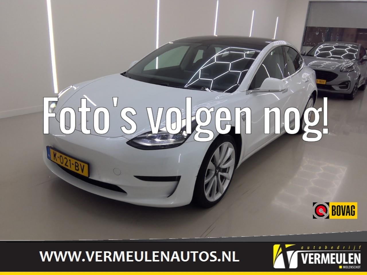 Tesla Model 3 - Standard Range Plus RWD 60kWh + 19"/ Navi/ Autopilot/ Leder/ Camera/ Panorama/ Premium Aud - AutoWereld.nl