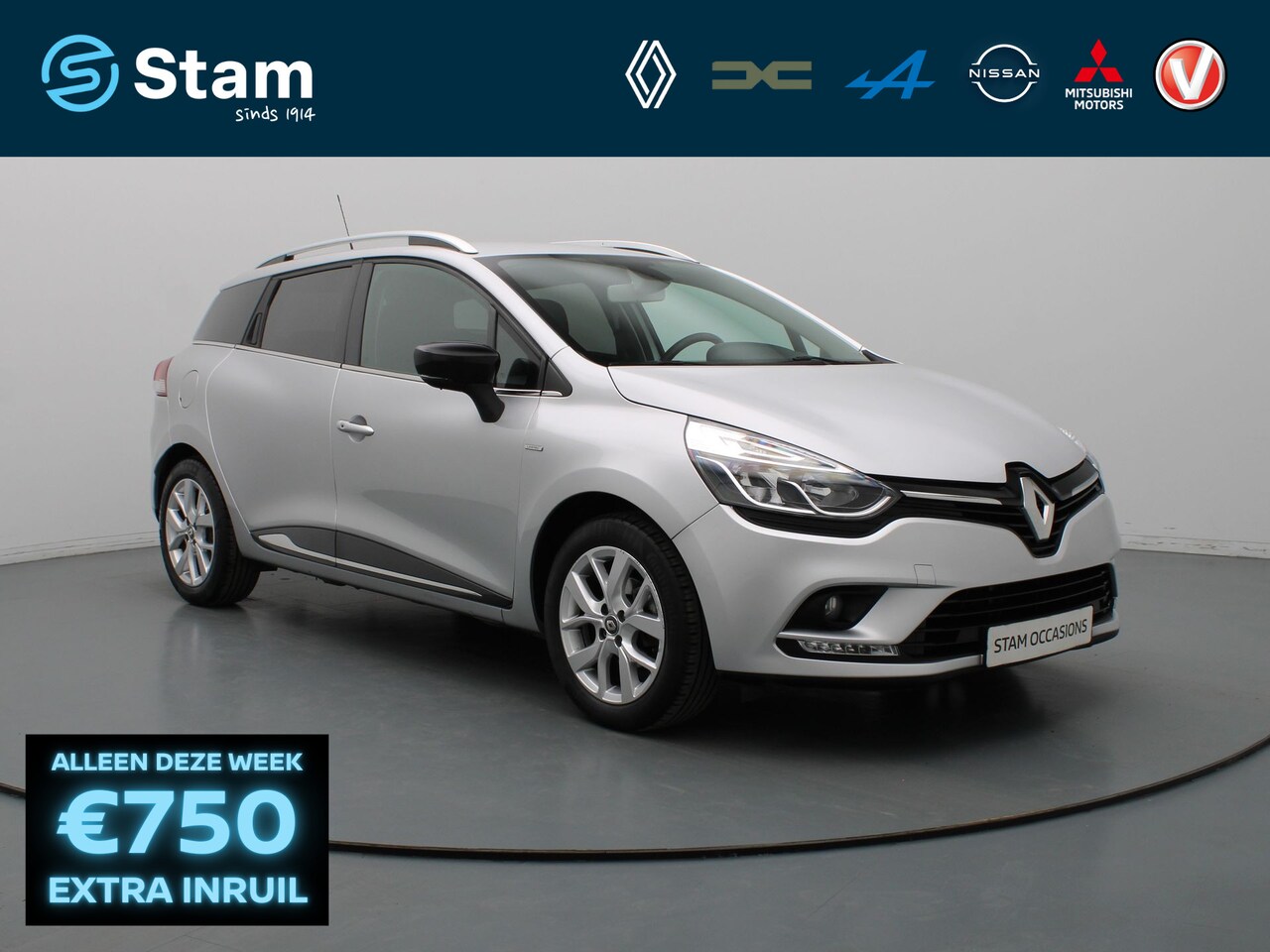 Renault Clio Estate - 90pk TCe Limited Camera | Cruise | Navi | Parkeersens. achter | Trekhaak - AutoWereld.nl