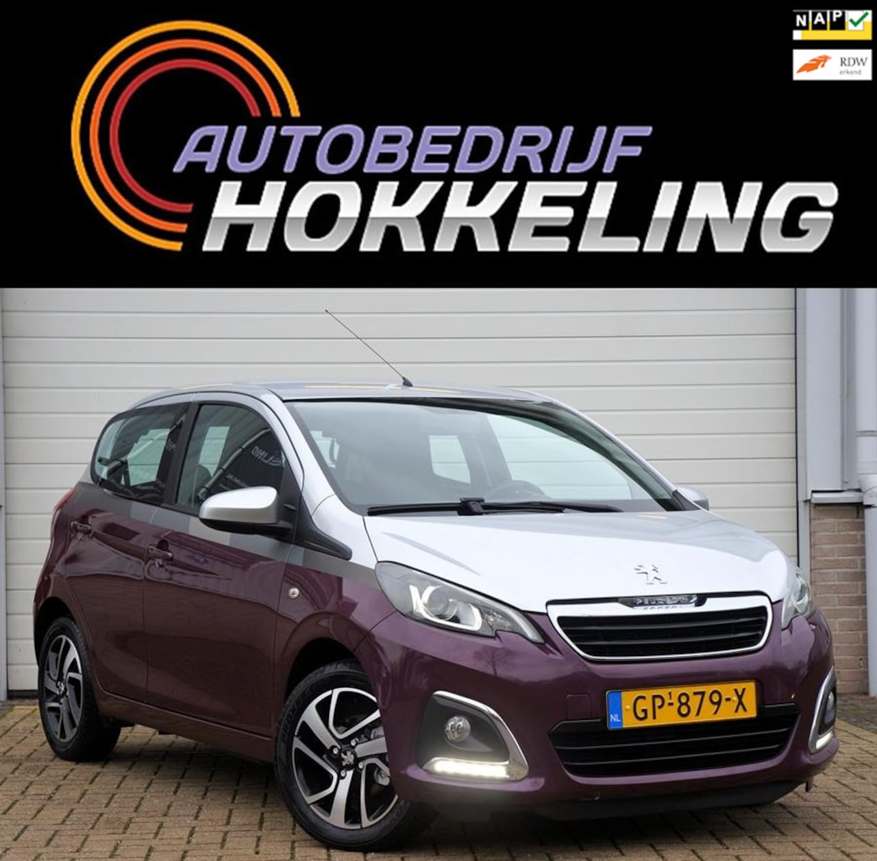 Peugeot 108 - 1.0 e-VTi Allure; 2Tone+Multi media+Lmv=UNIEK KM !! - AutoWereld.nl