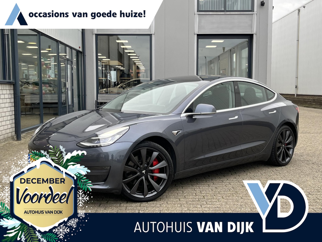 Tesla Model 3 - Performance AWD 75 kWh | NL Auto/2e Eig./Leder/Navi/Pano.Dak/Camera/Basic Autopilot - AutoWereld.nl
