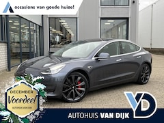 Tesla Model 3 - Performance AWD 75 kWh | NL Auto/2e Eig./Leder/Navi/20"/Pano.Dak/Camera/Basic Autopilot