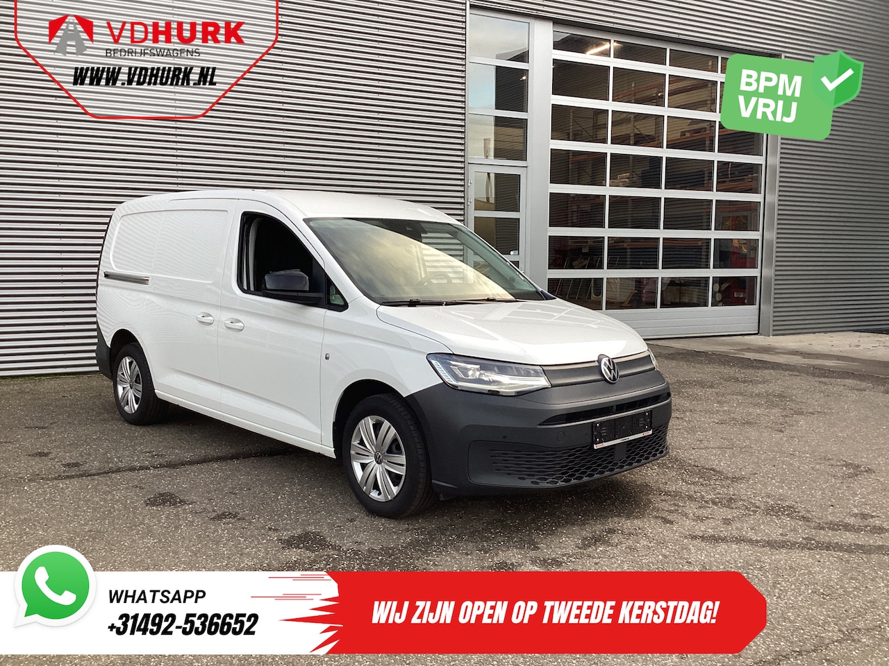 Volkswagen Caddy Cargo Maxi - 2.0 TDI 125 pk DSG Aut. Adapt.Cruise/ LED/ Carplay/ Standkachel/ Stoelverw./ PDC - AutoWereld.nl