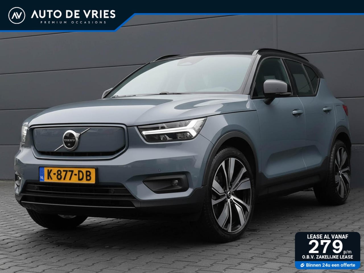 Volvo XC40 - Recharge P8 AWD 408pk R-Design | SOH 90% | Panoramadak | 360 Camera | Memory pakket | Trek - AutoWereld.nl