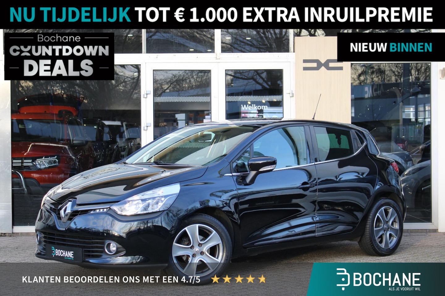 Renault Clio - 0.9 TCe ECO Night&Day | Dealer onderhouden | Parkeersensoren achter | - AutoWereld.nl
