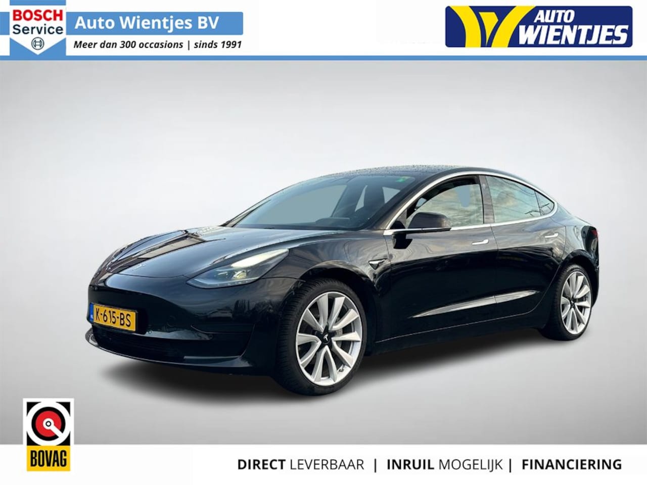 Tesla Model 3 - Standard RWD Plus 60kWh | SOH 88% | Leer | Pano - AutoWereld.nl