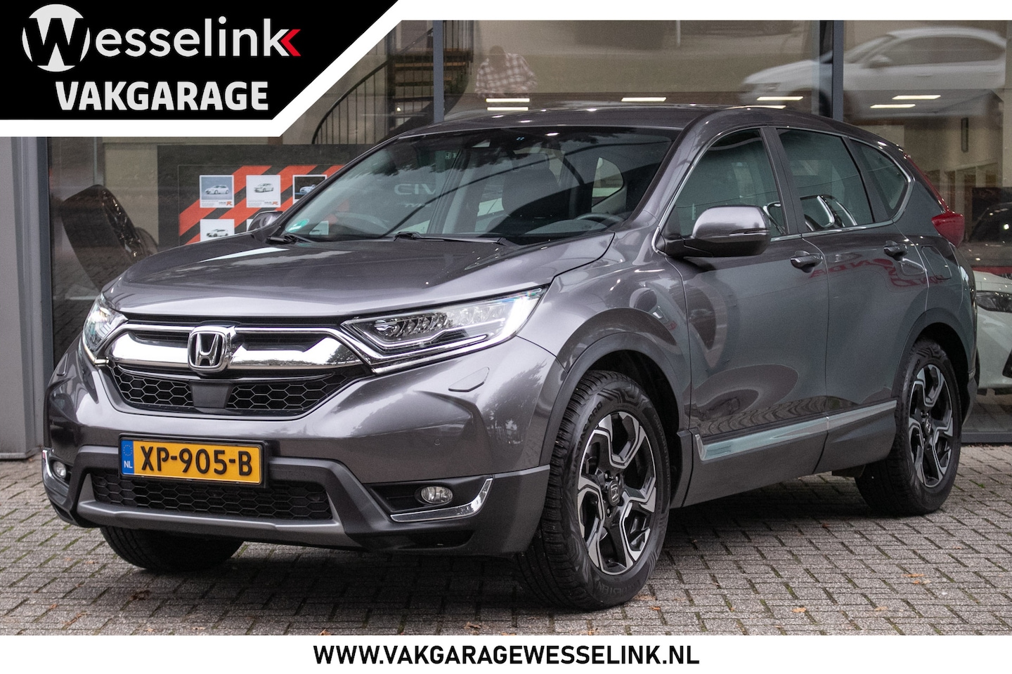 Honda CR-V - 1.5 T Elegance - Dealer ond. | Trekhaak | Leder | 2000 kg Trekgewicht - AutoWereld.nl