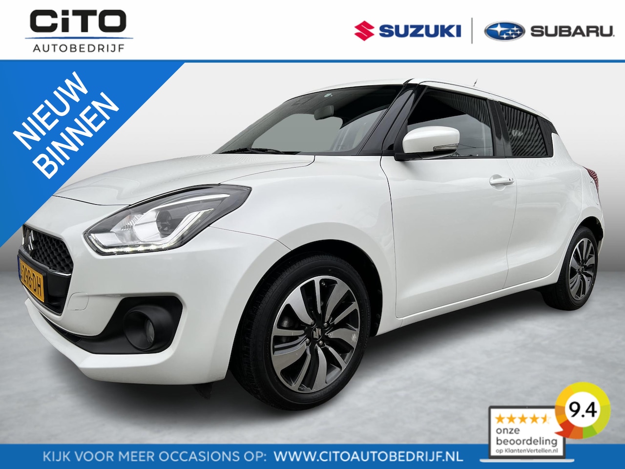 Suzuki Swift - 1.2 Stijl Smart Hybrid | Trekhaak | Climate Control | Adaptieve Cruise Control | Apple Car - AutoWereld.nl