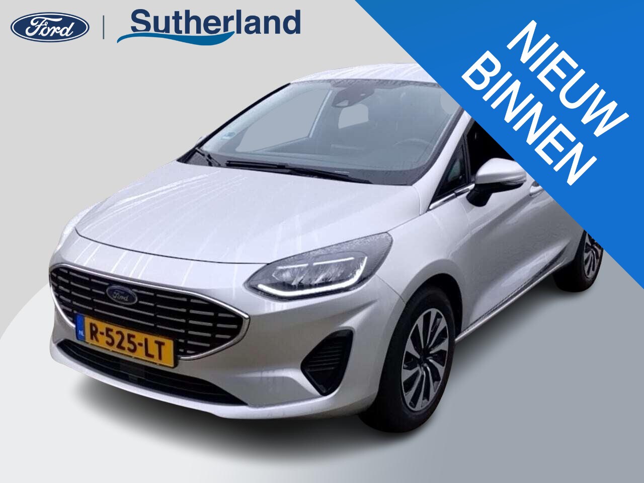 Ford Fiesta - 1.0 EcoBoost Hybrid Titanium X | Adaptive cruise control | Camera | Navigatie | All season - AutoWereld.nl