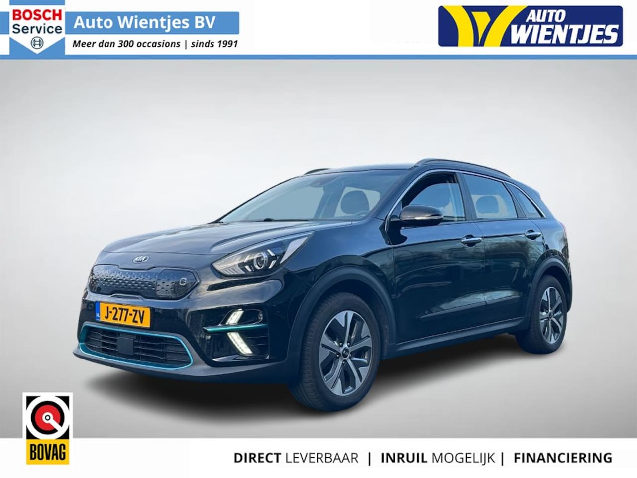 Kia e-Niro - DynamicLine 64kWh 3-Fase | SOH 100% | Navi | Camera | Half Leer - AutoWereld.nl