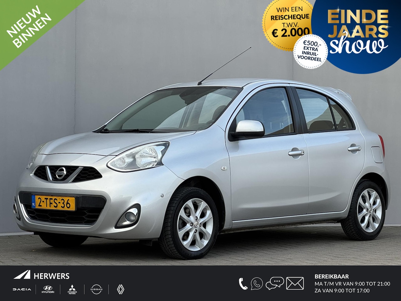 Nissan Micra - 1.2 Connect Edition Automaat / Dealeronderhouden / Cruise Control / Navigatie / Climate Co - AutoWereld.nl