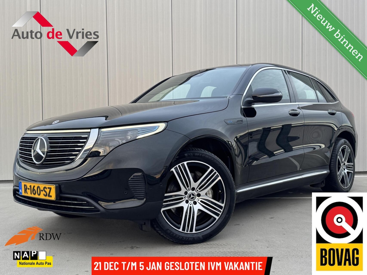 Mercedes-Benz EQC - 400 4MATIC Luxury Line 80 kWh|NL-Auto|Trekhaak - AutoWereld.nl
