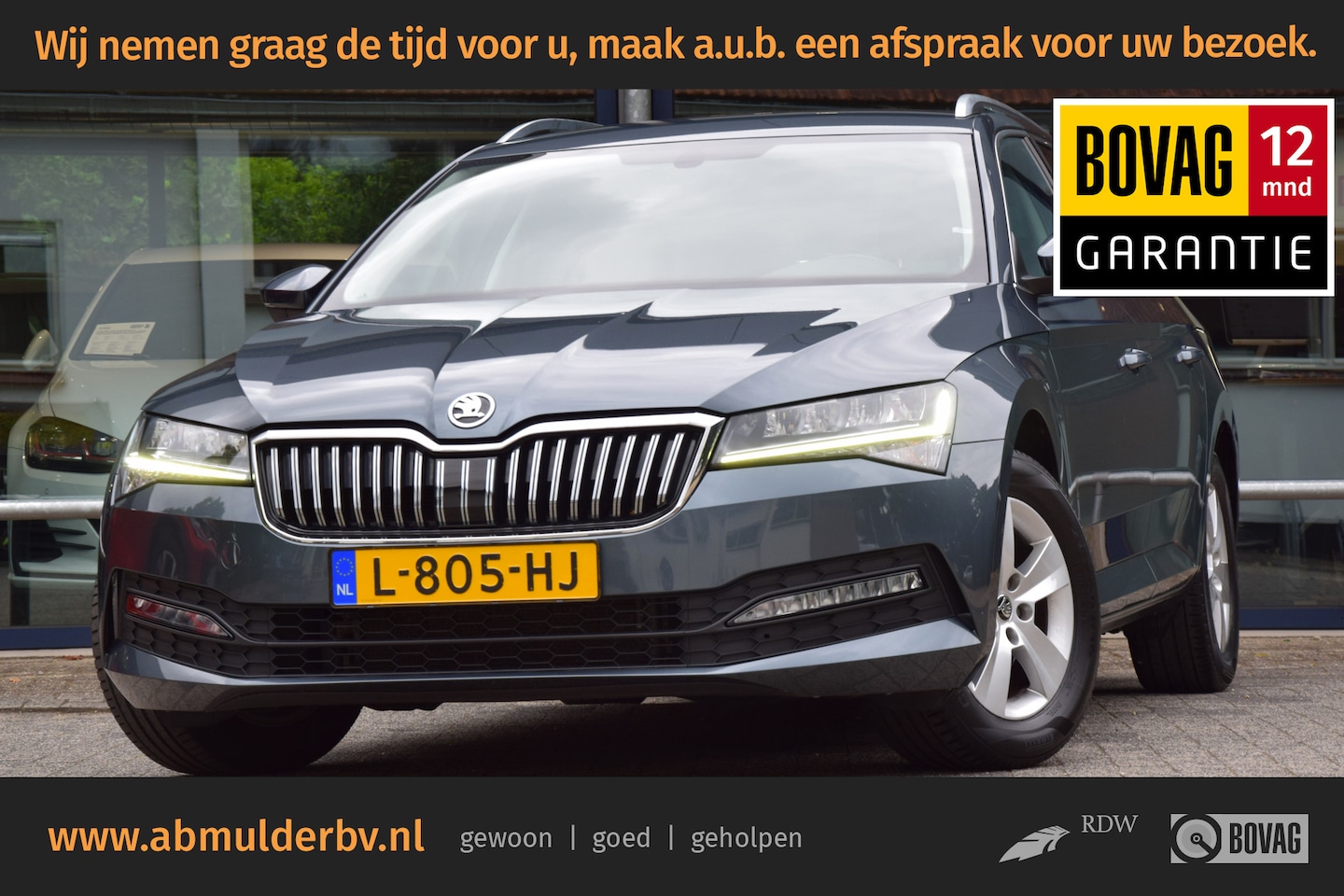 Skoda Superb Combi - 1.5 TSI 150PK ACT Business Edition DSG Automaat | BOVAG Garantie | Org. NL | Trekhaak | Ap - AutoWereld.nl