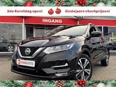 Nissan Qashqai - 1.3 DIG-T TEKNA 160PK AUT. LED HALF-LEER PANO-DAK NAVI 360-CAMERA AIRCO LMV PDC