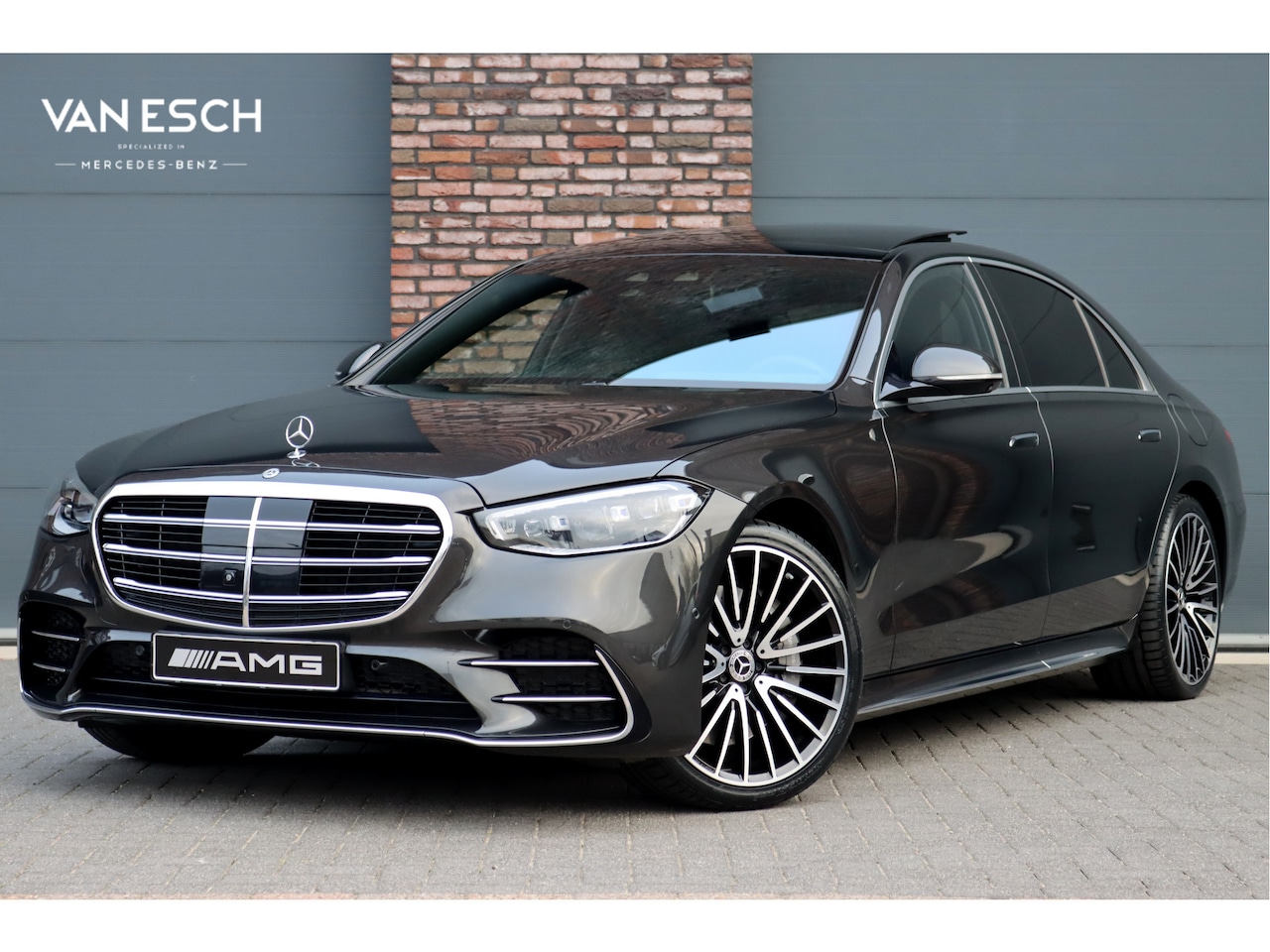 Mercedes-Benz S-klasse - 580 e 4MATIC Lang AMG Line | Airmatic | Achterasbesturing | Distronic+ | Massage | Memory - AutoWereld.nl