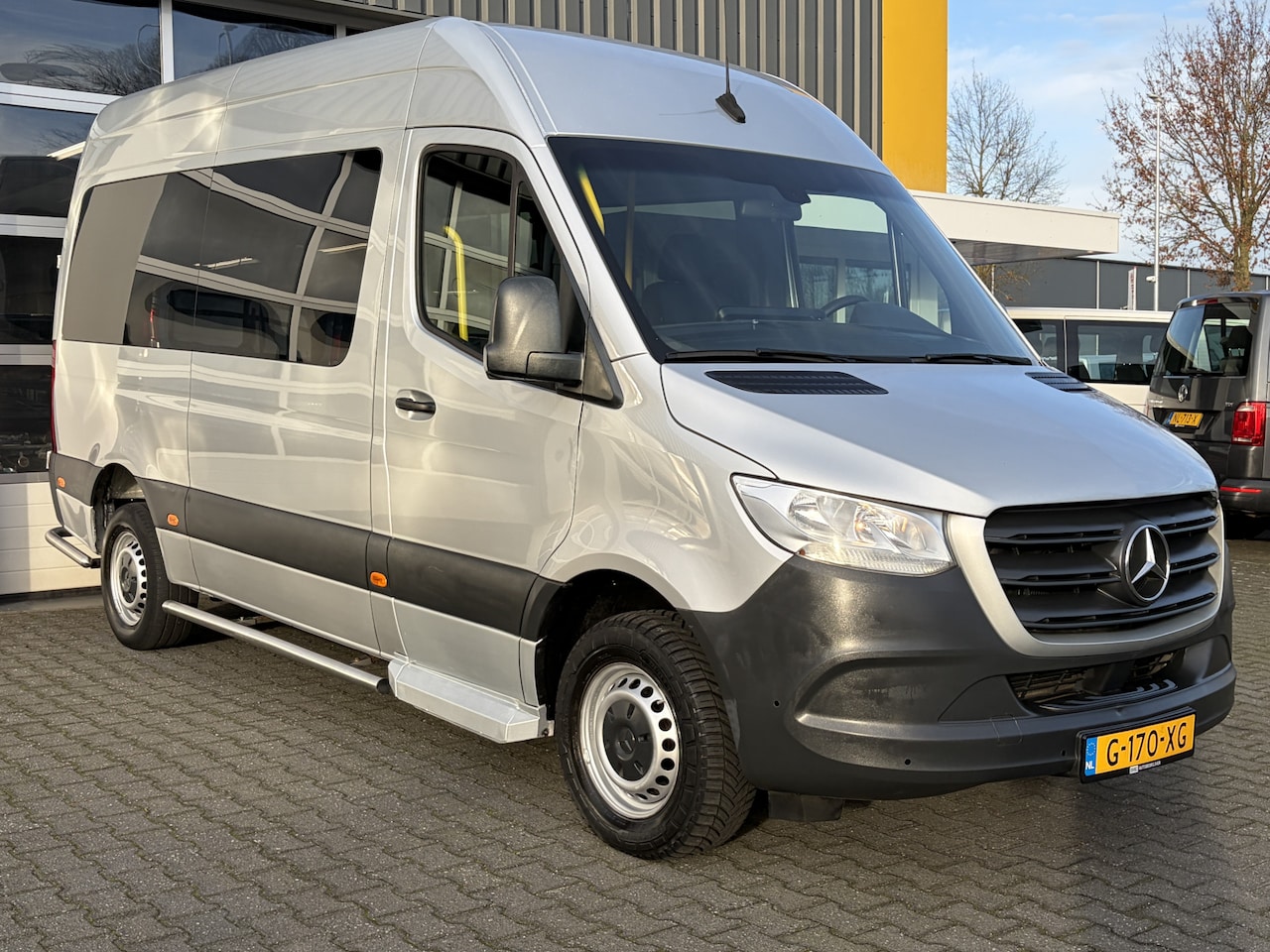 Mercedes-Benz Sprinter Tourer - 314 CDI L2 366 HD Euro 6 Airco Rolstoel- lift Invalide vervoer 9 persoons 2 Rolstoelplaats - AutoWereld.nl