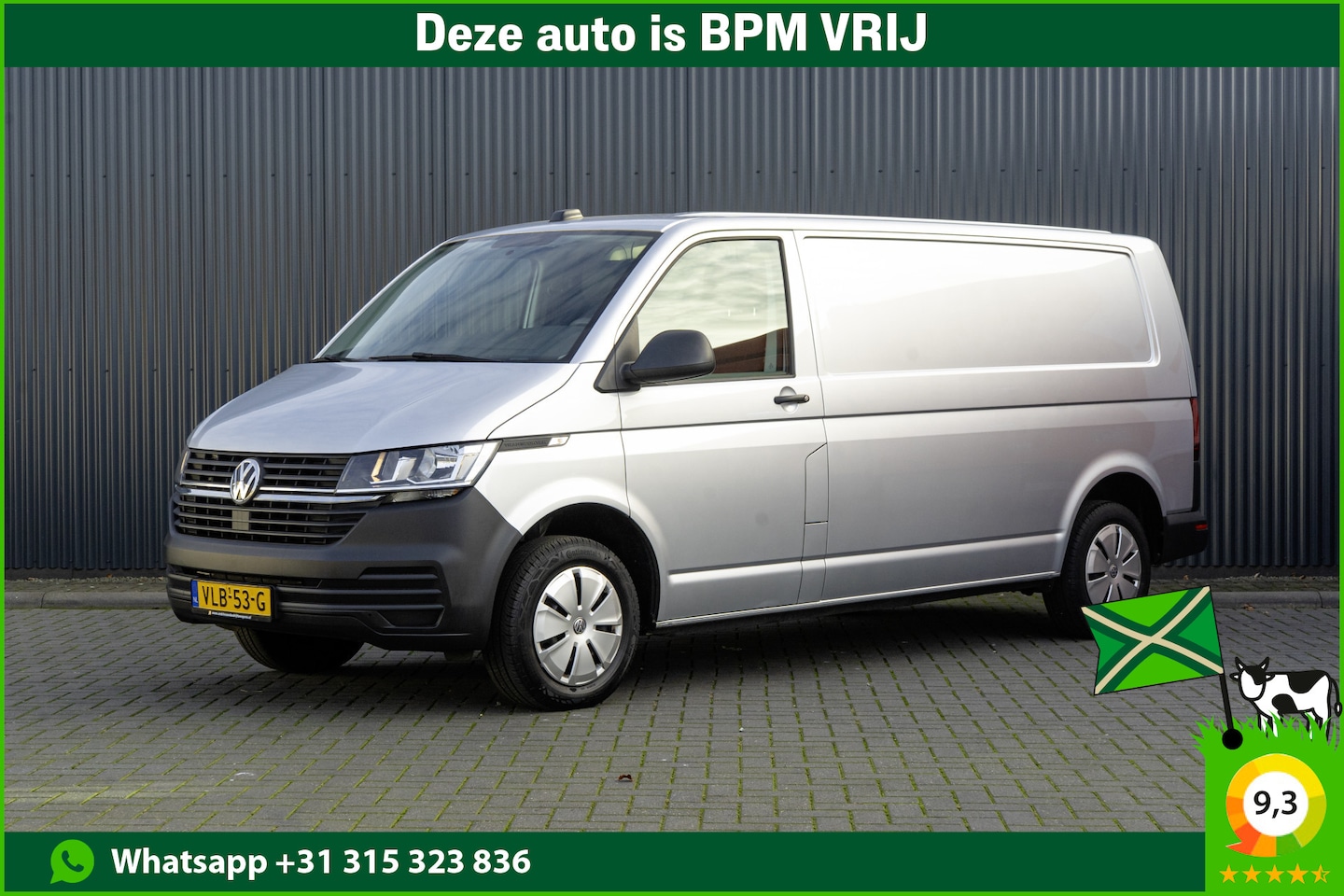 Volkswagen Transporter - T6.1 2.0TDI | L2H1 | Airco | Cruise | Trekhaak - AutoWereld.nl