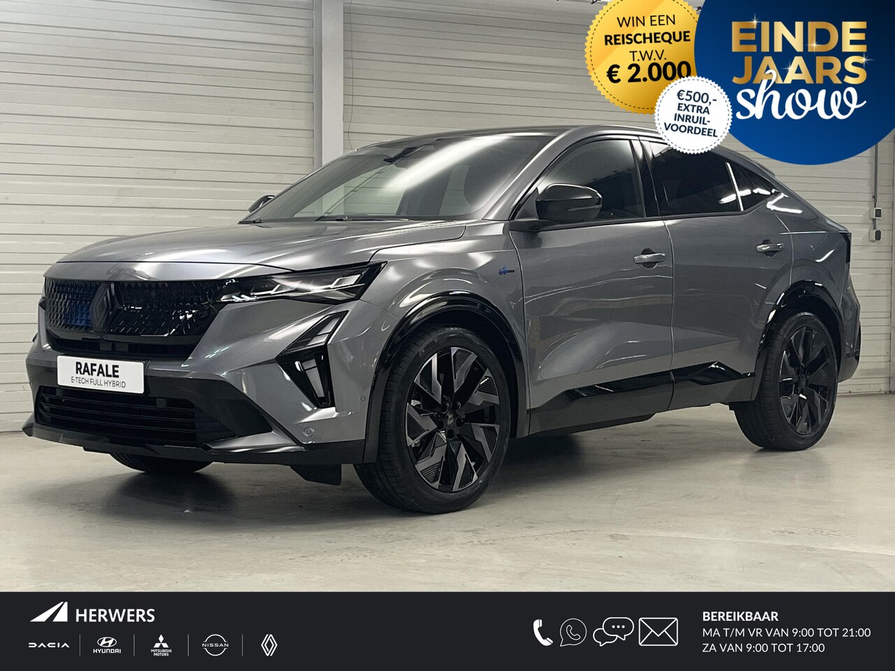 Renault Rafale - 1.2 E-Tech full hybrid 200 esprit Alpine / 4CONTROL / €2000 Korting / Uit Voorraad Leverba - AutoWereld.nl