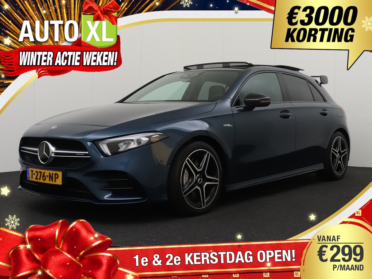 Mercedes-Benz A-klasse - AMG 35 Pano-dak Adapt.Cruise Burmester Dodehoek 3k - AutoWereld.nl