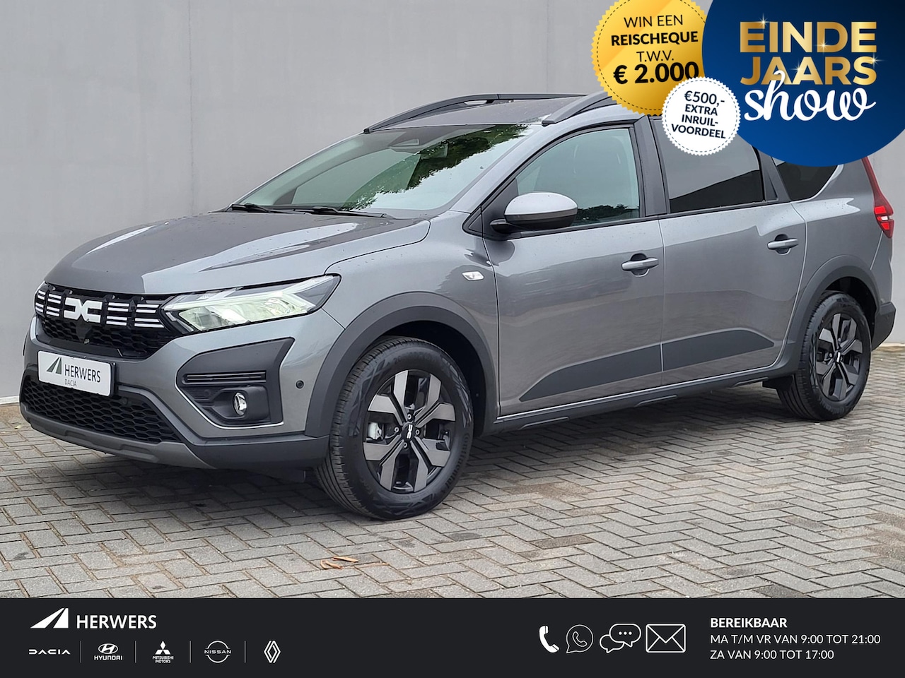 Dacia Jogger - 1.6 Hybrid 140 Expression 7p. / 7- persoons / Pack Assist / Achteruitrijcamera / Verwarmde - AutoWereld.nl