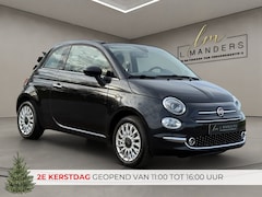 Fiat 500 C - 1.2 Lounge 2017 ZWART | Cabrio | Apple CarPlay | Benzine | PDC
