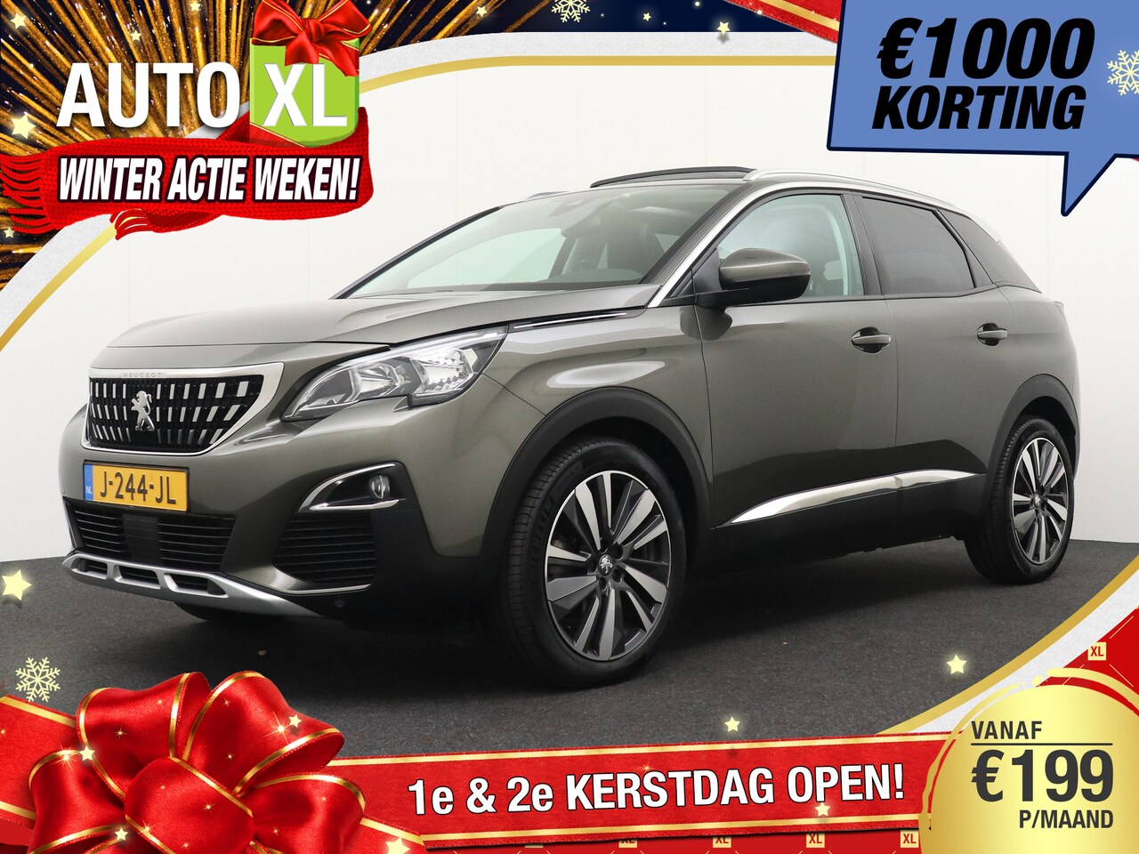 Peugeot 3008 - 1.2T Aut. 131 PK Premium Pano-dak H-leder Camera 19'LMV  1k - AutoWereld.nl