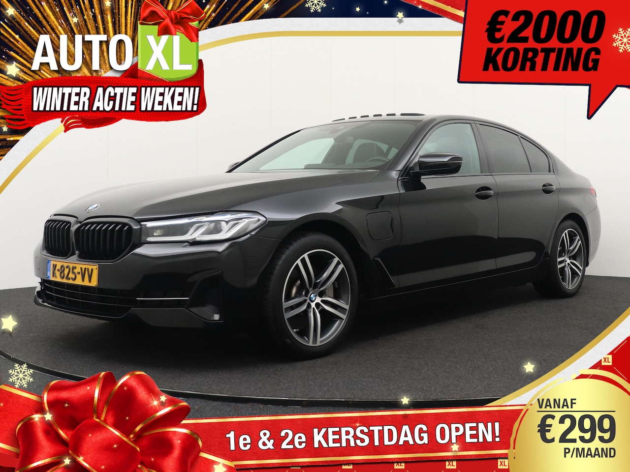 BMW 5-serie - 530e 293 PK PHEV Luxury Black-Edition schuif-/kanteldak Memory 2k - AutoWereld.nl