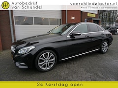 Mercedes-Benz C-klasse - 180 CDI LEASE EDITION ORIGINEEL NEDERLANDS FULL LED KOPLAMPEN LEDER NAVI CLIMA CRUISE BLUE