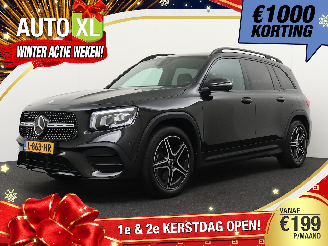 Mercedes-Benz GLB - 180 AMG Night-Pakket Camera Dodehoek 19'LMV DAB 1k - AutoWereld.nl