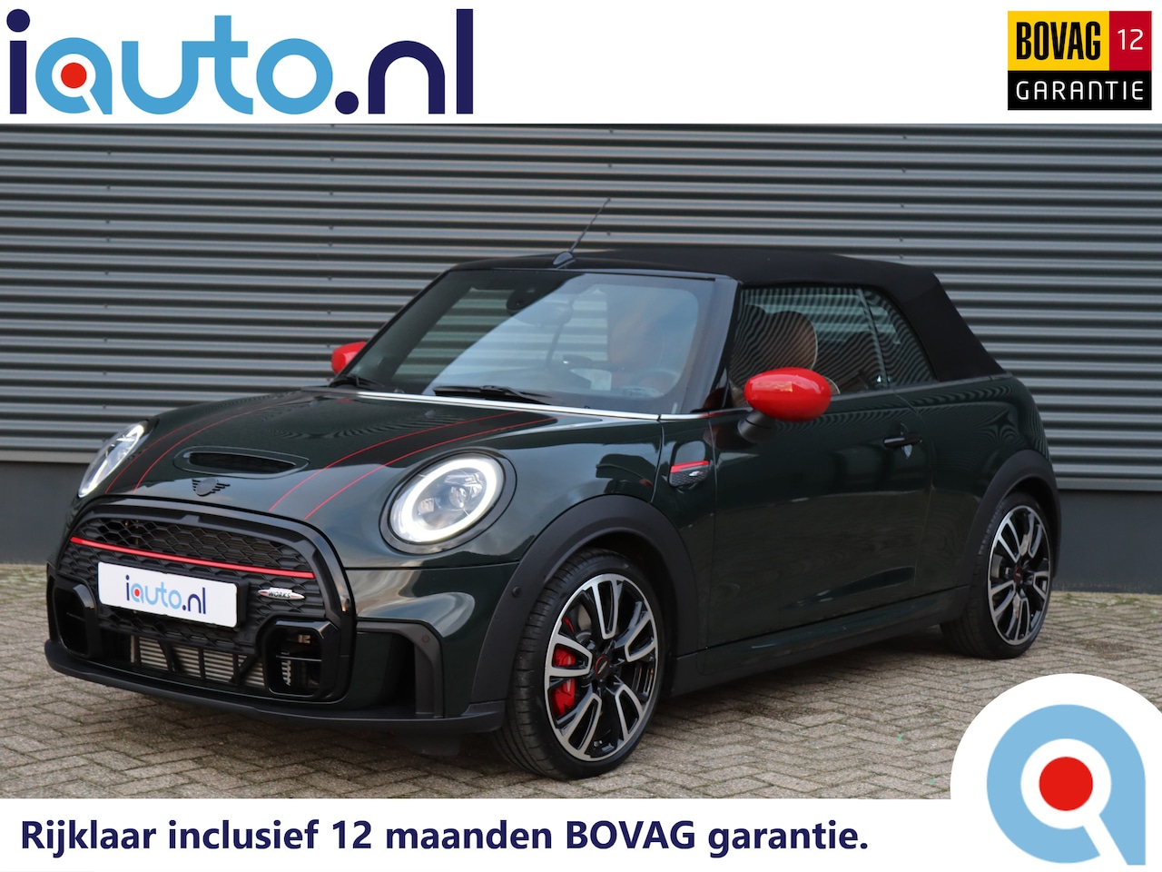 MINI Cabrio - Mini 2.0 231PK John Cooper Works JCW Pack Chester Leder/Camera/Keyless/Head-up/HK/Navi+/AC - AutoWereld.nl