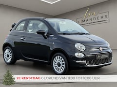 Fiat 500 C - 1.0 Hybrid Dolcevita 2022 ZWART | Cabriolet | Leder | Airco