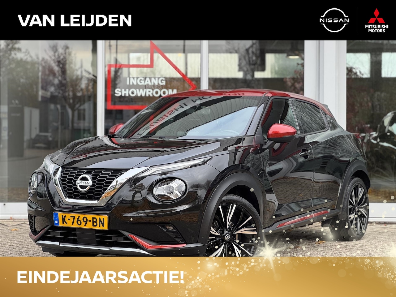 Nissan Juke - 1.0 DIG-T 117pk N-Design | Leder | Bose | Navigatie | App Connect | Keyless | Cold Pack - AutoWereld.nl
