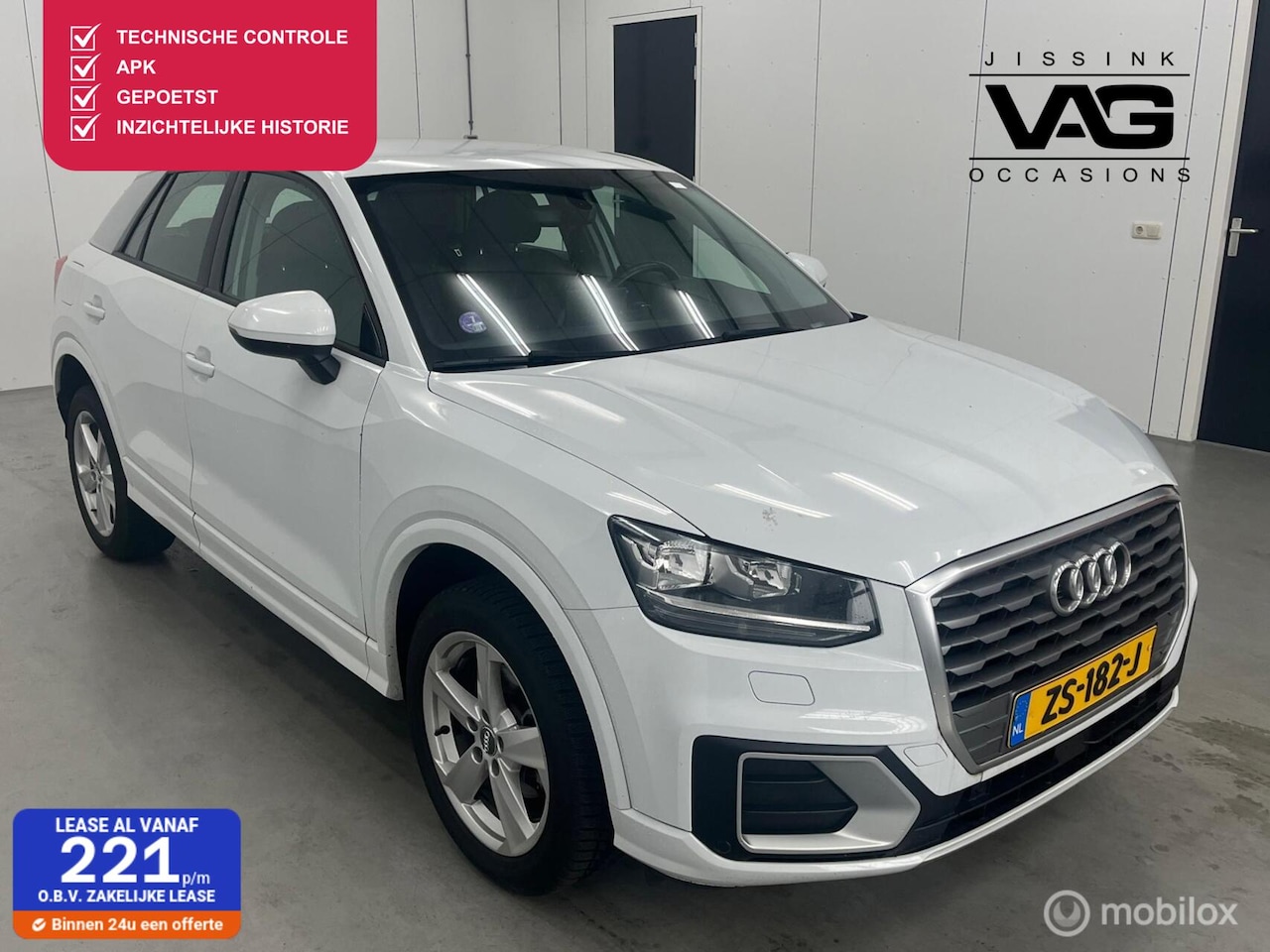 Audi Q2 - 30 TFSI Sport Airco Cruise Navi PDC Parelmoer - AutoWereld.nl