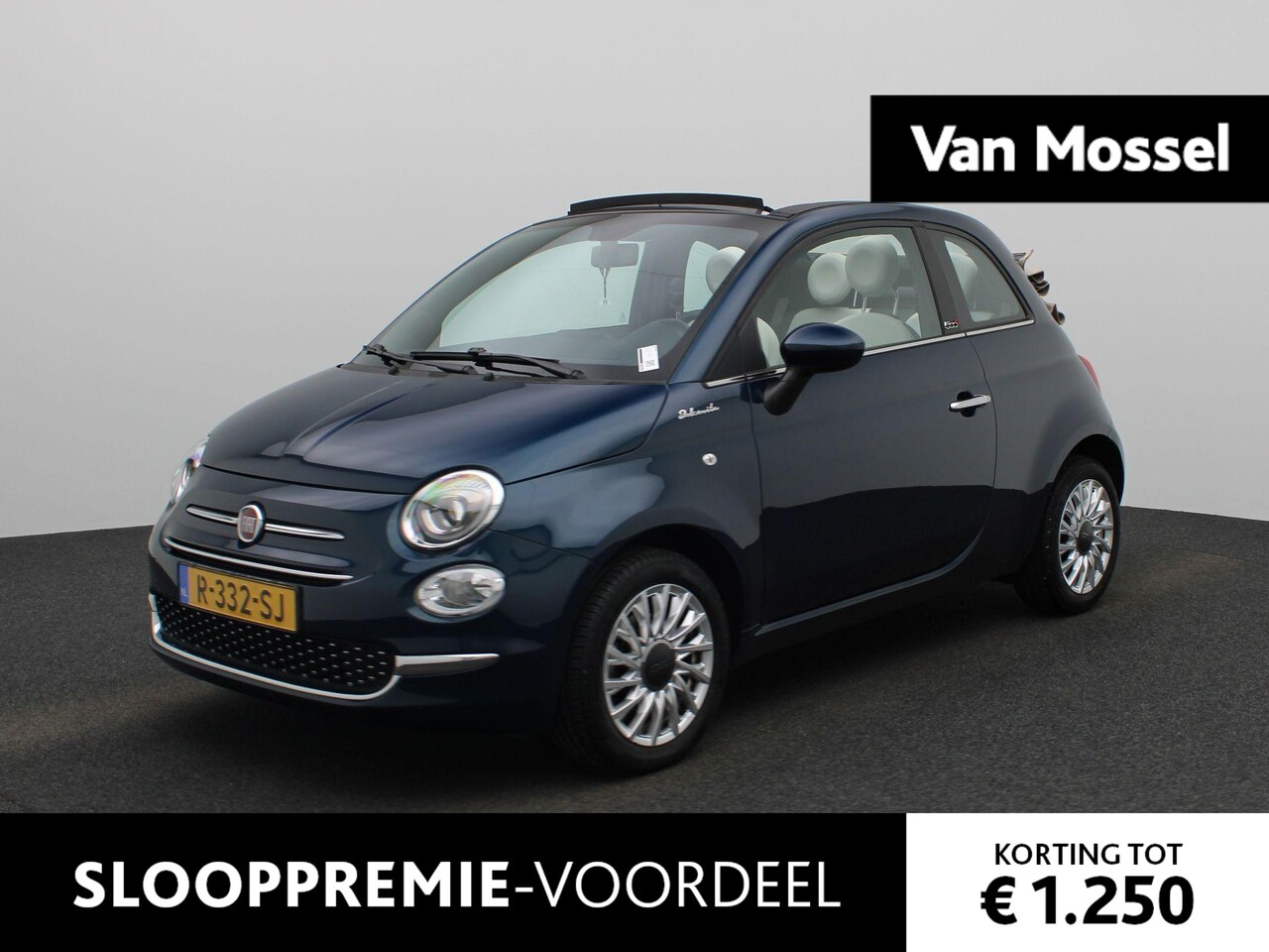 Fiat 500 C - 1.0 Hybrid Dolcevita Cabrio | Cruise Control | Apple CarPlay/Android Auto | Parkeersensore - AutoWereld.nl