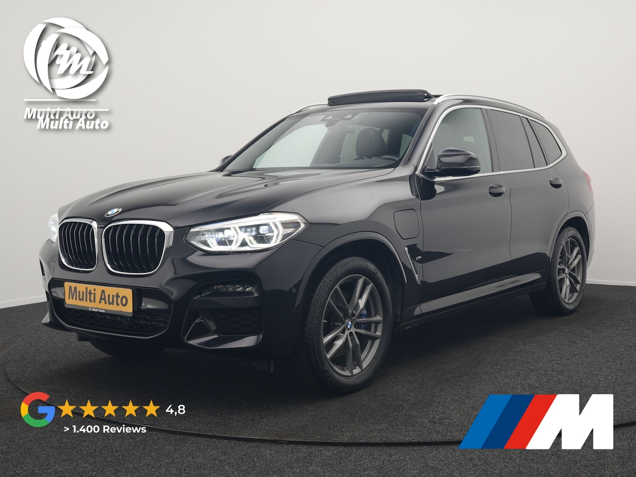 BMW X3 - xDrive30e M Sport Plug In Hybrid 293pk Dealer O.H. PHEV | Panodak | Head Up | Camera | Led - AutoWereld.nl
