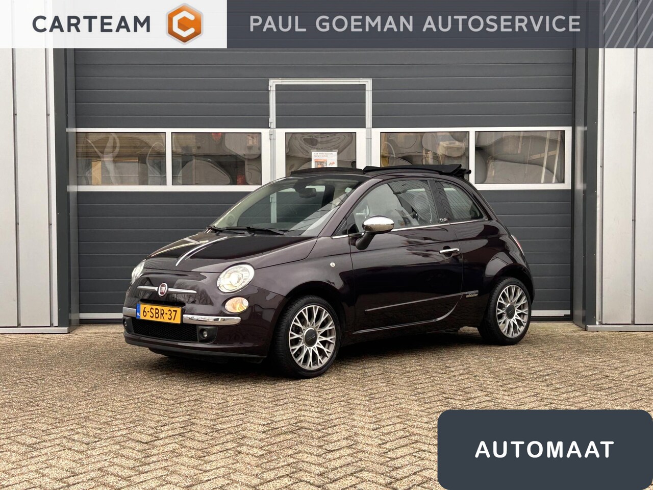 Fiat 500 C - 0.9 TwinAir Lounge | Xenon | Parkeer sensoren | Aux | Goed onderhouden | - AutoWereld.nl
