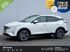 Nissan Qashqai - 1.3 MHEV Tekna / Panoramadak / Trekhaak ( 1.800 kg ) / All season banden / Adaptief Cruise